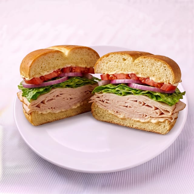 Turkey & Cheese Sandwich.